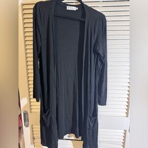 Fighting Eel Black Ribbed Top